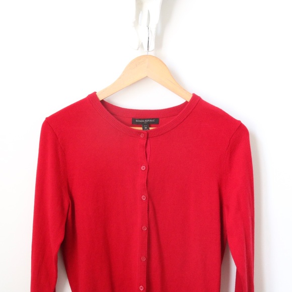 Banana Republic Stretch Cotton Cardigan - Picture 6 of 7